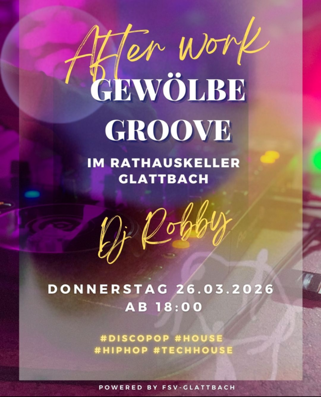 After Work Gewölbegroove 26.03.2026